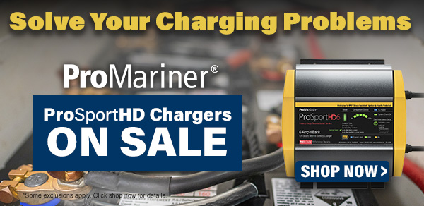 ProMariner Prosport HD chargers on sale